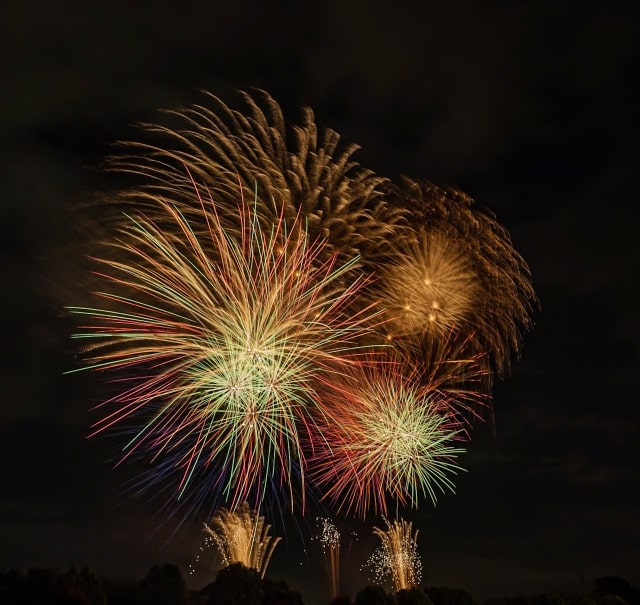 東松山花火大会の花火画像