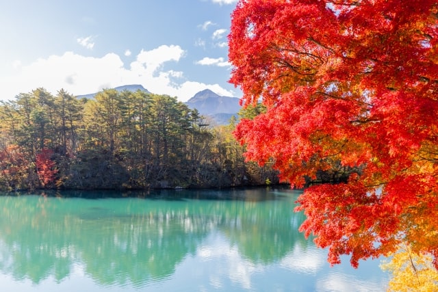 五色沼湖沼群・毘沙門沼