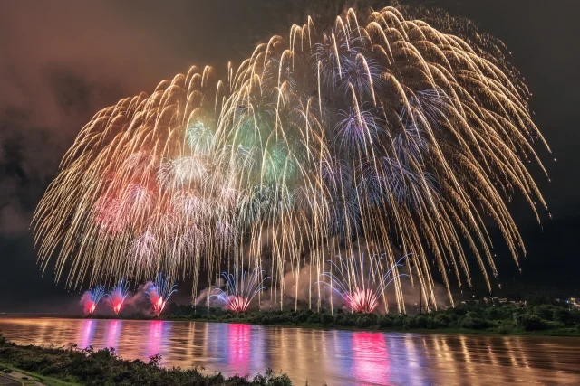 おぢやまつり花火大会の画像