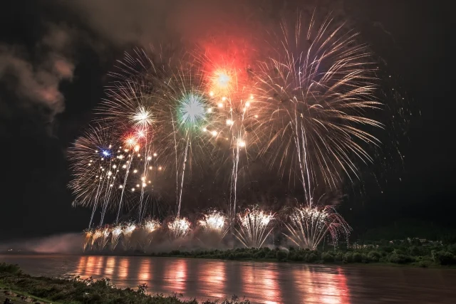 おぢやまつり花火大会の画像