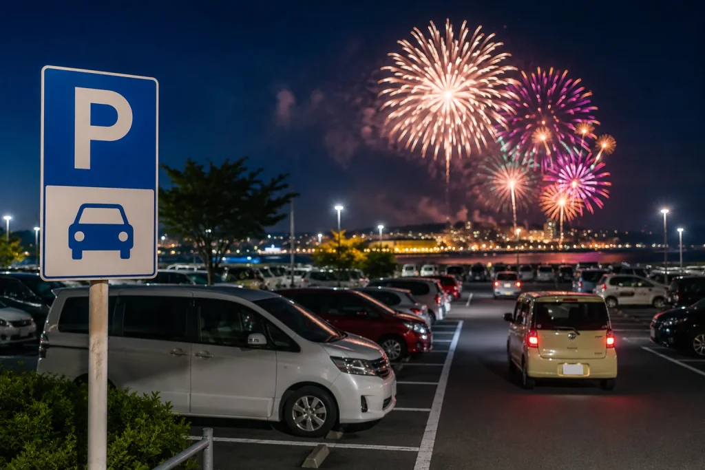 花火大会・祭の駐車場アイキャッチ画像